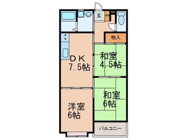 ネオハートベーターの物件間取画像